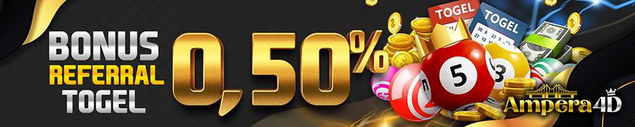 AMPERA4D BONUS REFERRAL TOGEL 0,50%
